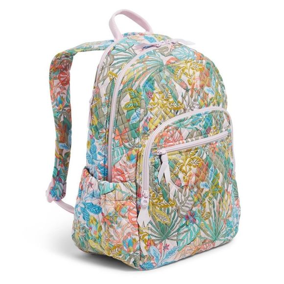 Vera Bradley Handbags - Vera Bradley Campus Backpack in Rain Forest Canopy NWT